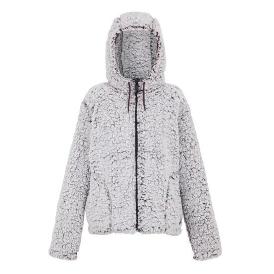 Giacca In Pile Con Cappuccio Donna Regatta Zelpha Prugna Profonda