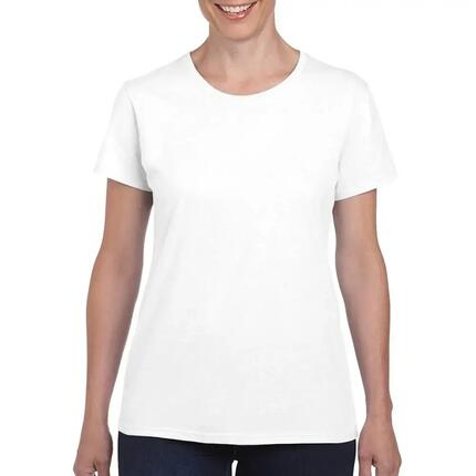 Tshirt À Manches Courtes Coupe Féminine Femme (Rose Clair)