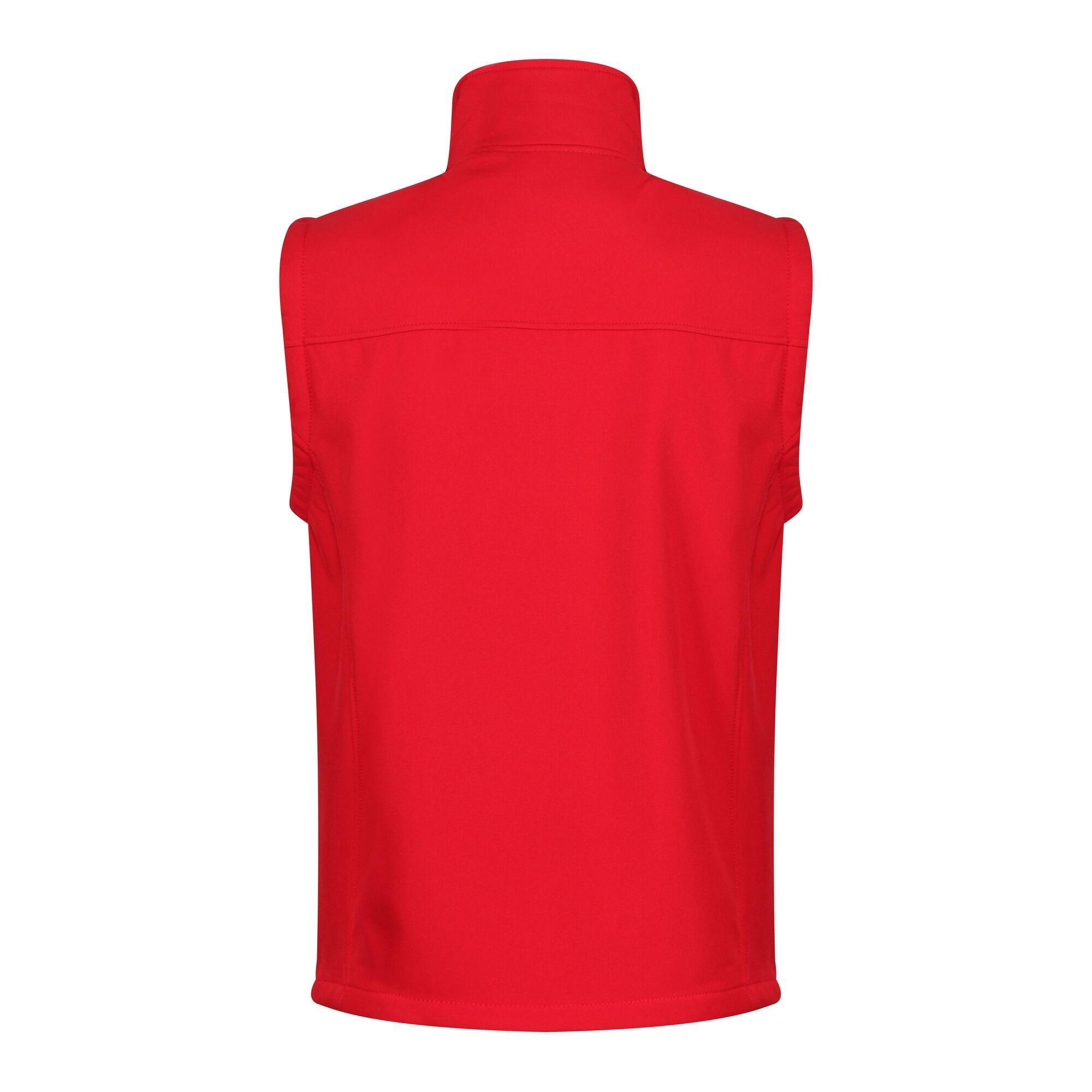 Heren Flux Softshell Body Warmer (Klassiek rood/grijs) 2/5