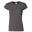 Tshirt À Manches Courtes Femmes (Gris Foncé)
