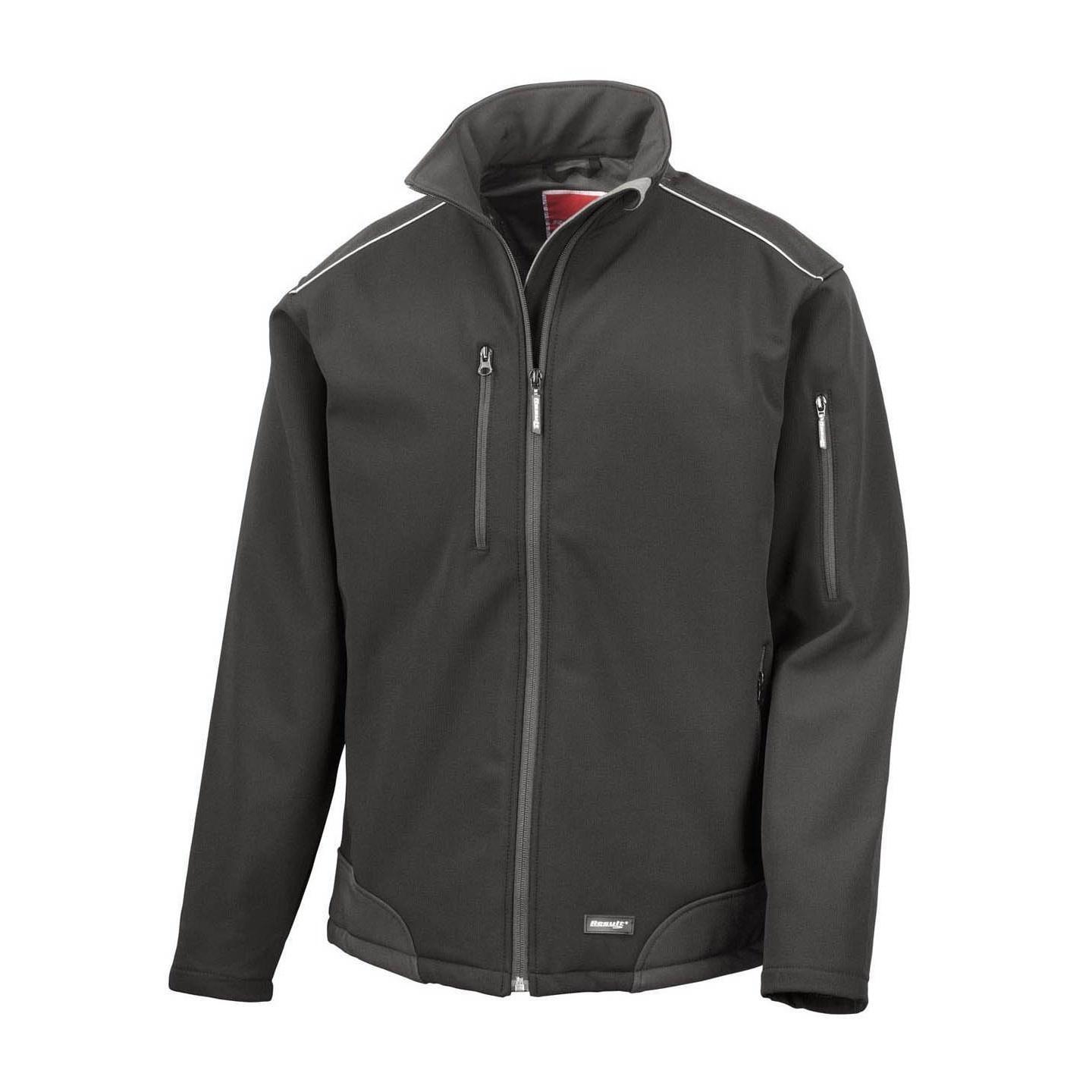 Giacca Softshell Traspirante E Impermeabile Uomo Result Nero 2/3