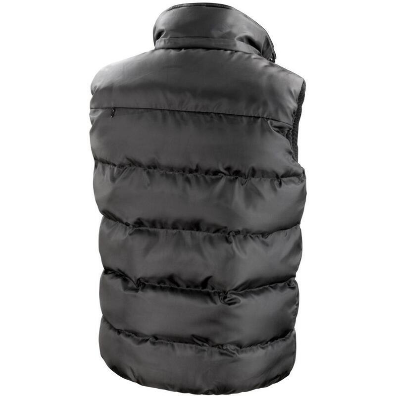 Core Nova Lux Veste Sans Manches Rembourrée Hydrofuge Et Coupevent Homme (Noir)