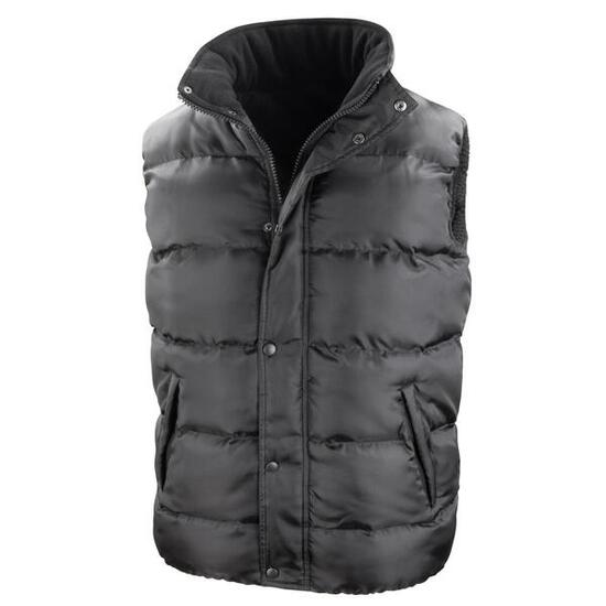 Core Nova Lux Veste Sans Manches Rembourrée Hydrofuge Et Coupevent Homme (Noir)