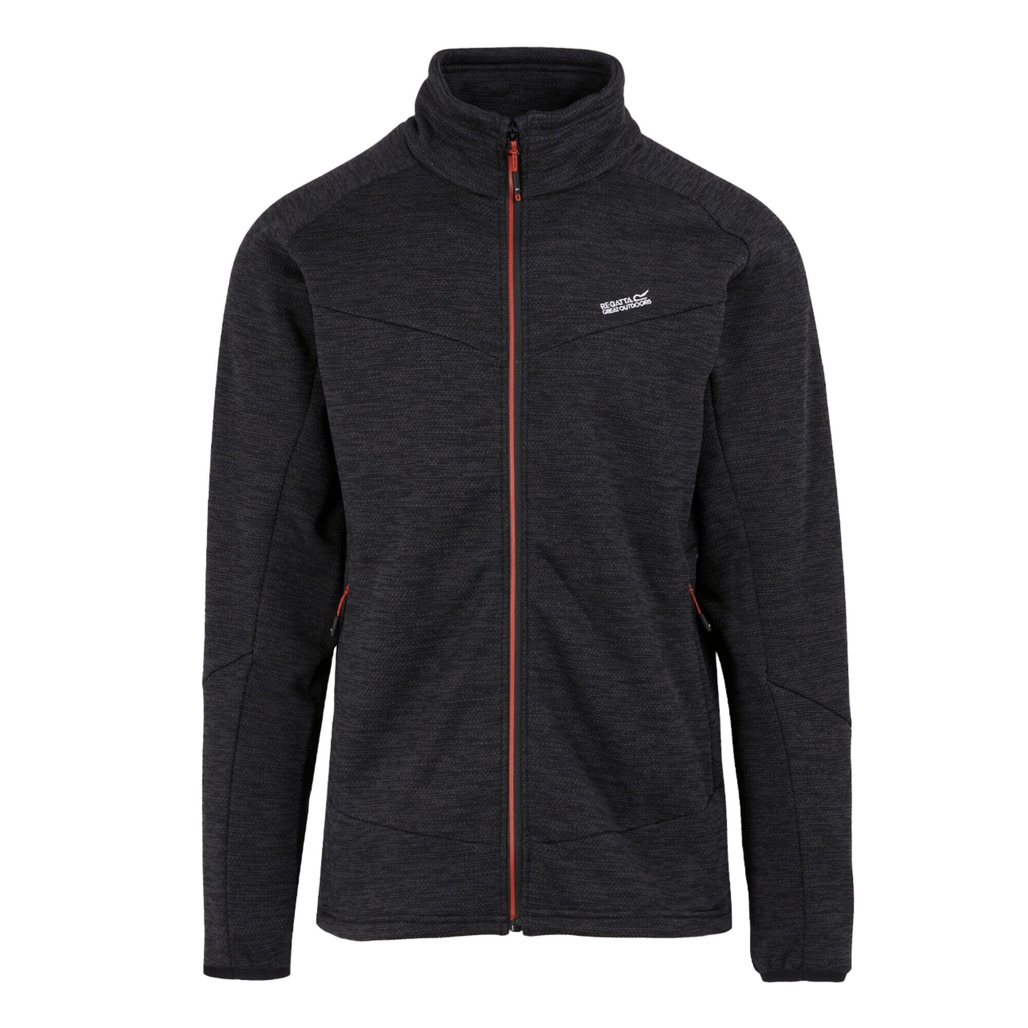 Mens Rivake Full Zip Fleece Jacket (Navy/Fox) 1/4