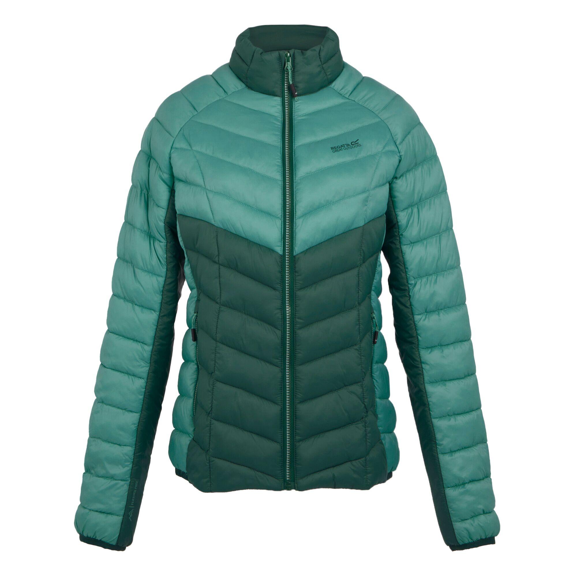 REGATTA Womens/Ladies Dalent Quilted Jacket (Dusty Green/Rainforest)