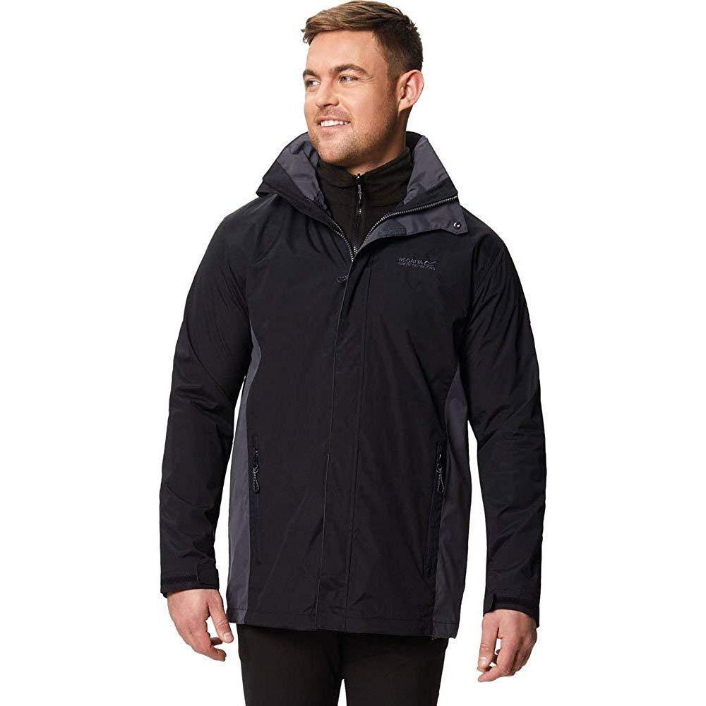 Veste Imperméable 3 En 1 Regatta Defender Taille M - Noire, Polyester, Neuf Avec Étiquettes