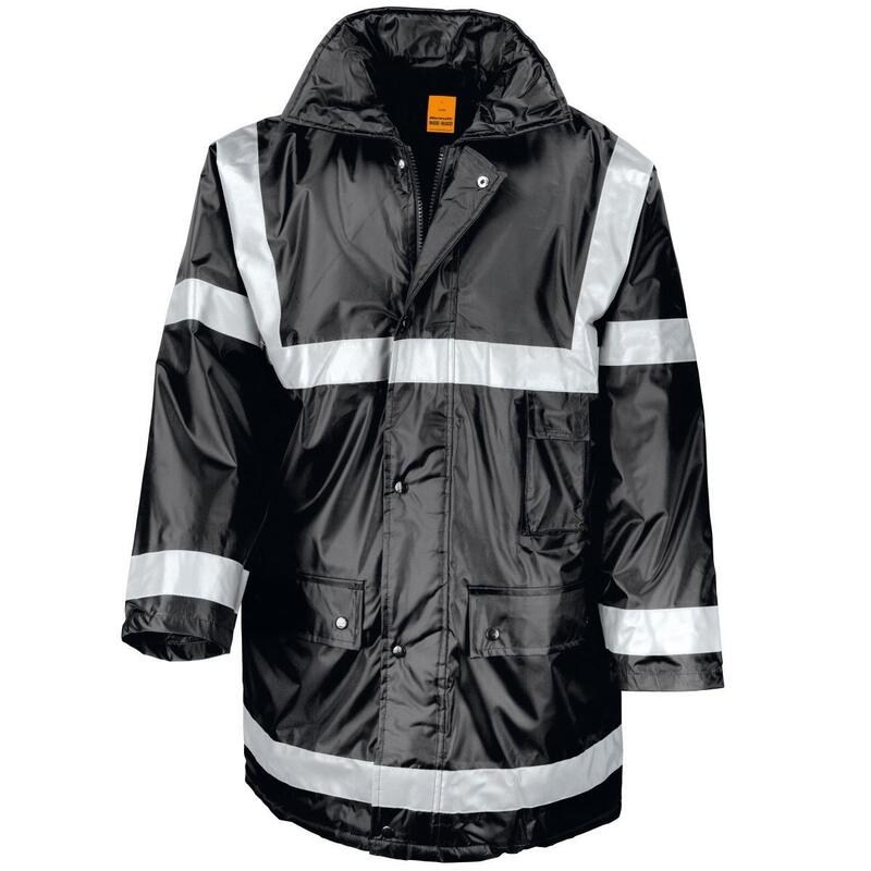 WorkGuard Veste De Travail Imperméable Coupevent Homme (Noir)