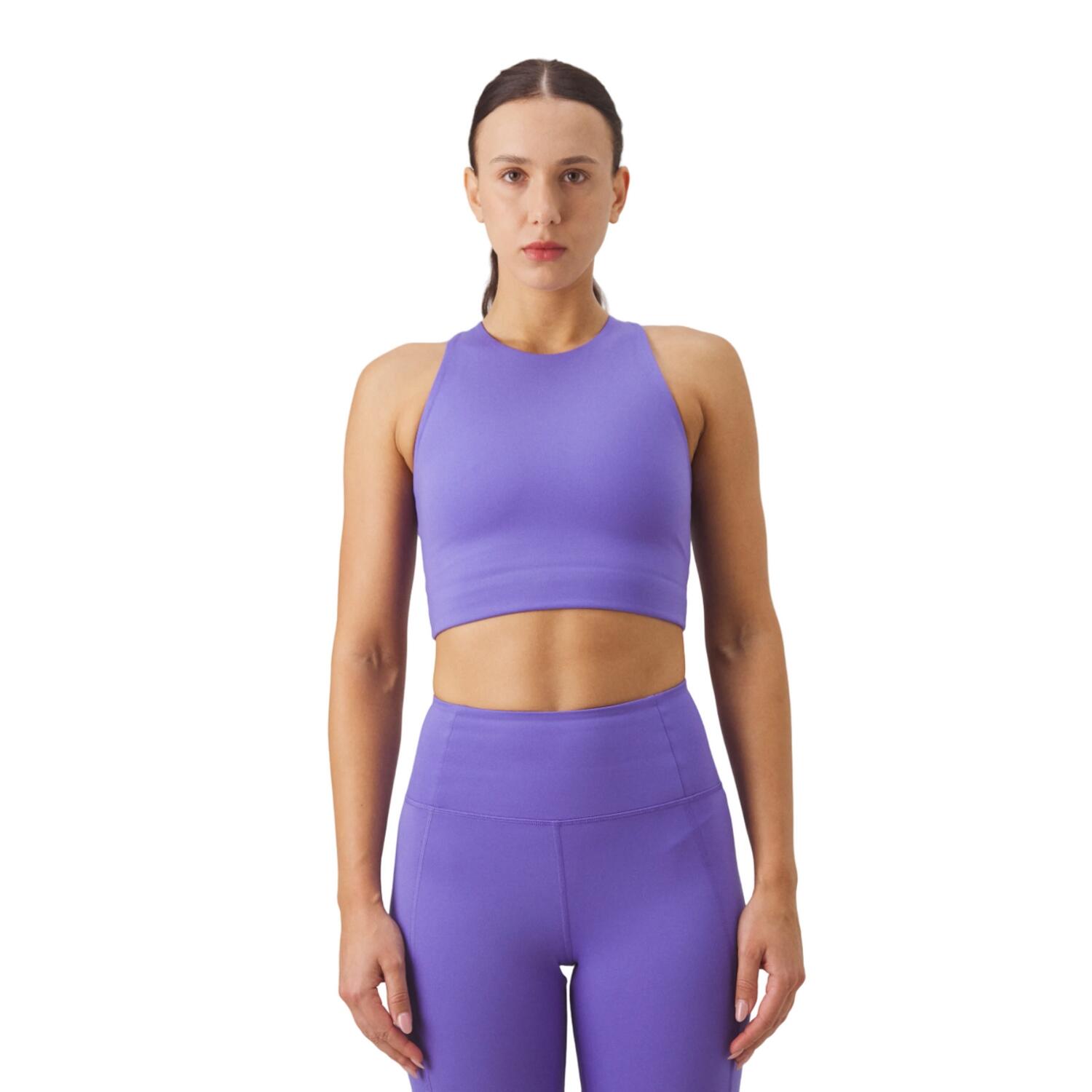 Reggiseno Sportivo Donna Girlfriend Collective Dylan Iris Selvatico 3/3
