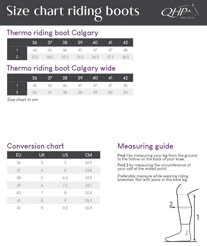 QHP Thermo Winterrijlaars Calgary Adult Wijd 4/5