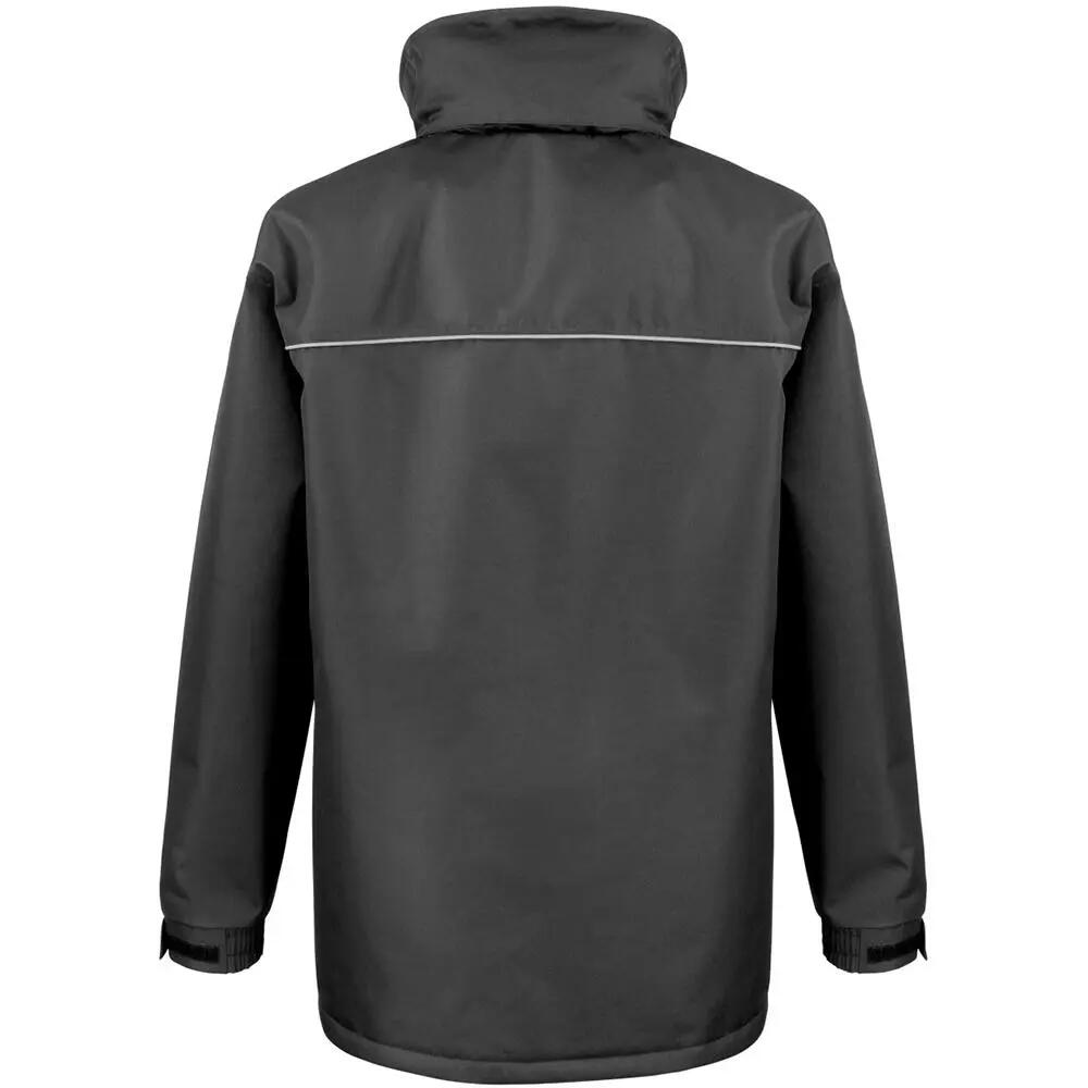 Mens Sabre Long Work Coat (Black) 3/5