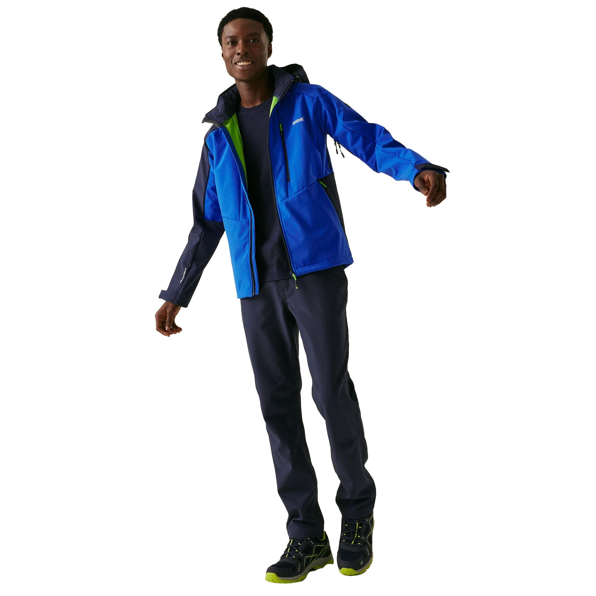 "Hewitts X" Softshelljacke für Herren Königsblau/Marineblau 4/5