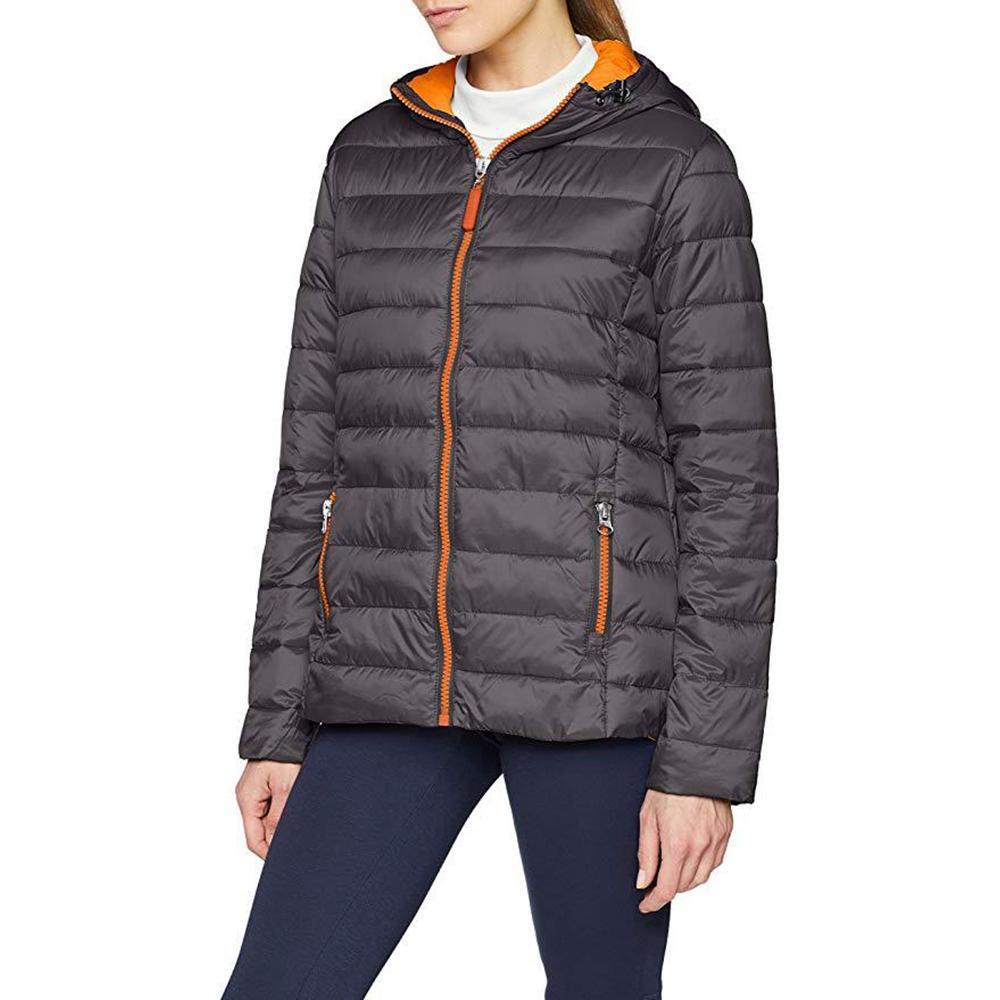 Urban Snowbird Veste Rembourrée À Capuche Femme (Gris/Orange) 2/7