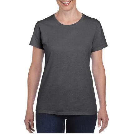 Tshirt À Manches Courtes Coupe Féminine Femme (Rose Clair)