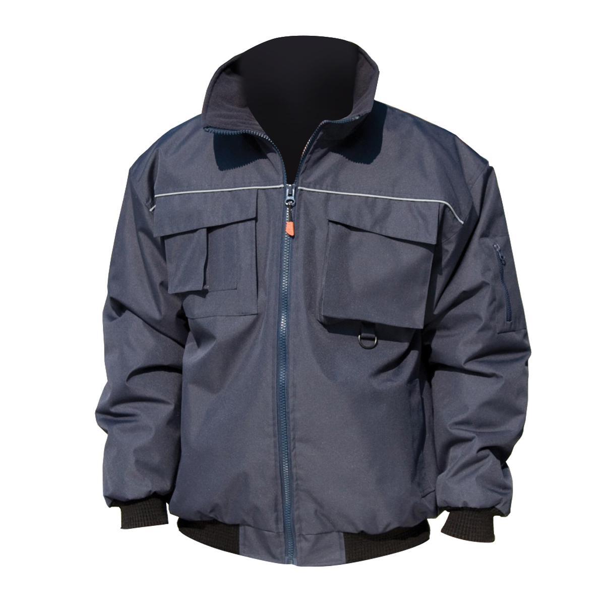 Giacca Stile Pilota Uomo Result Blu Navy 2/4