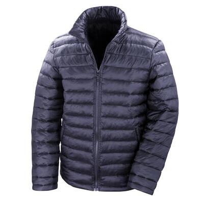 Heren ijsvogelgewatteerd winterjas (waterafstotend & winddicht) (marineblauw)