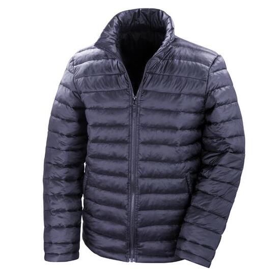 Ice Bird Veste Rembourrée Hydrofuge Et Coupevent Homme (Bleu Marine)