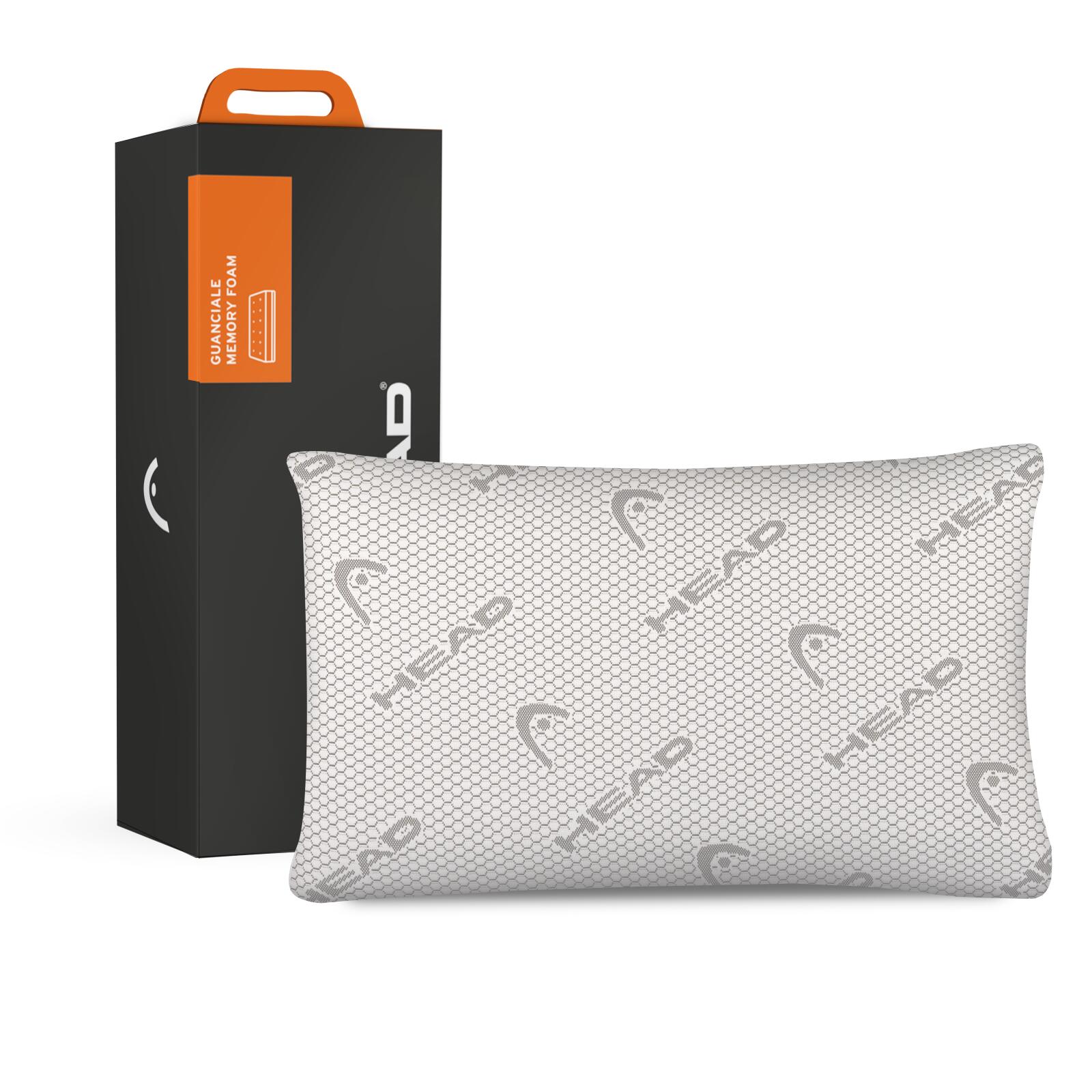 HEAD Kissen aus Memory-Schaum, perforierte Platte, Bezug aus Stoff mit Graphene®