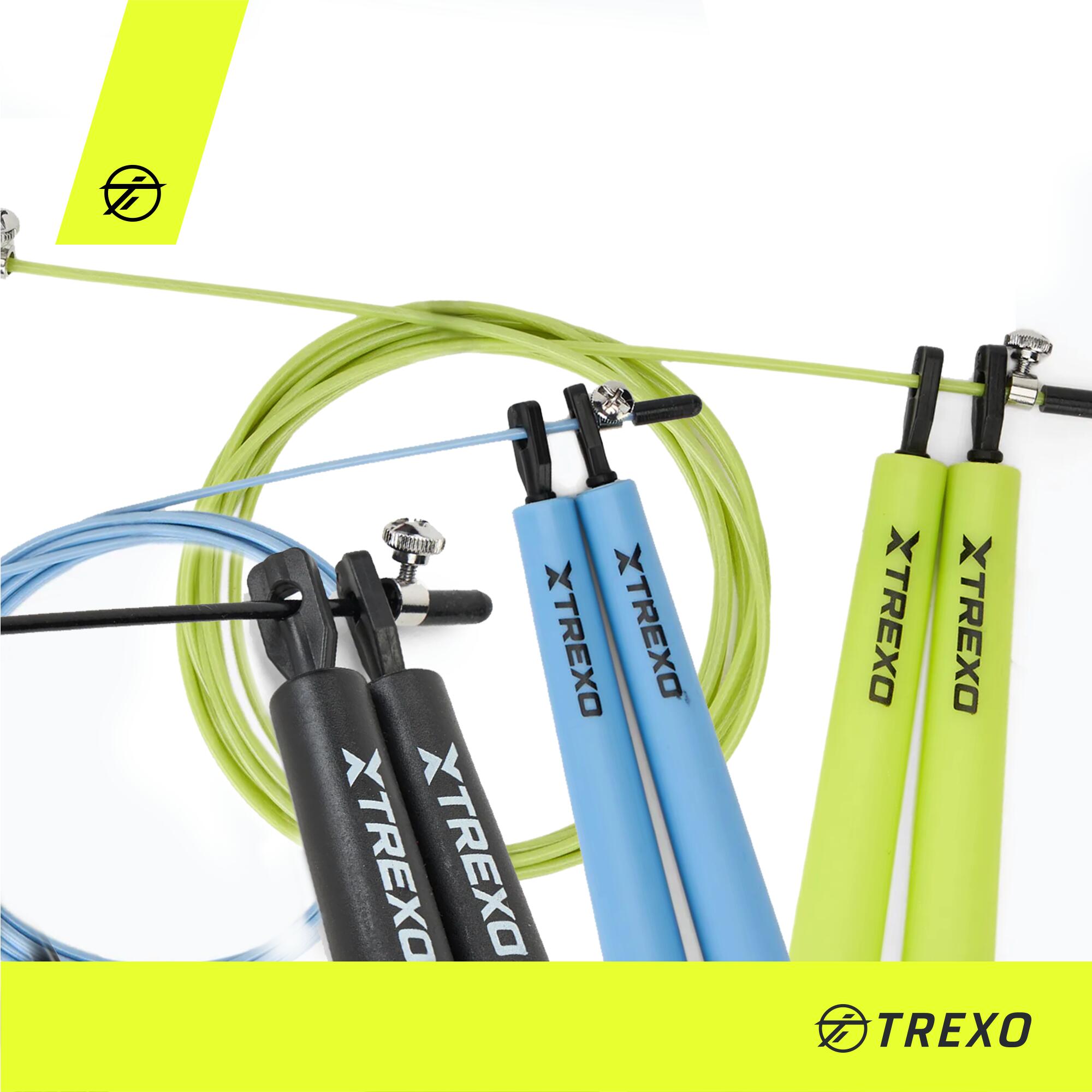 TREXO Basic+ corda per saltare, verde 5/5