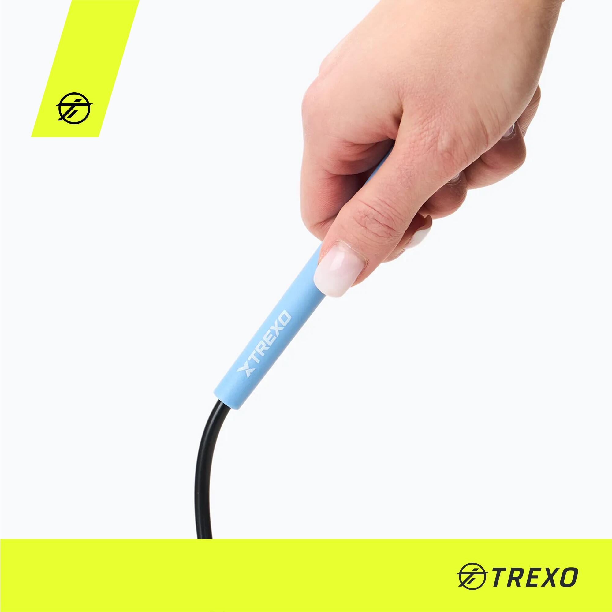 Corda de pular XTREXO básica azul 4/6