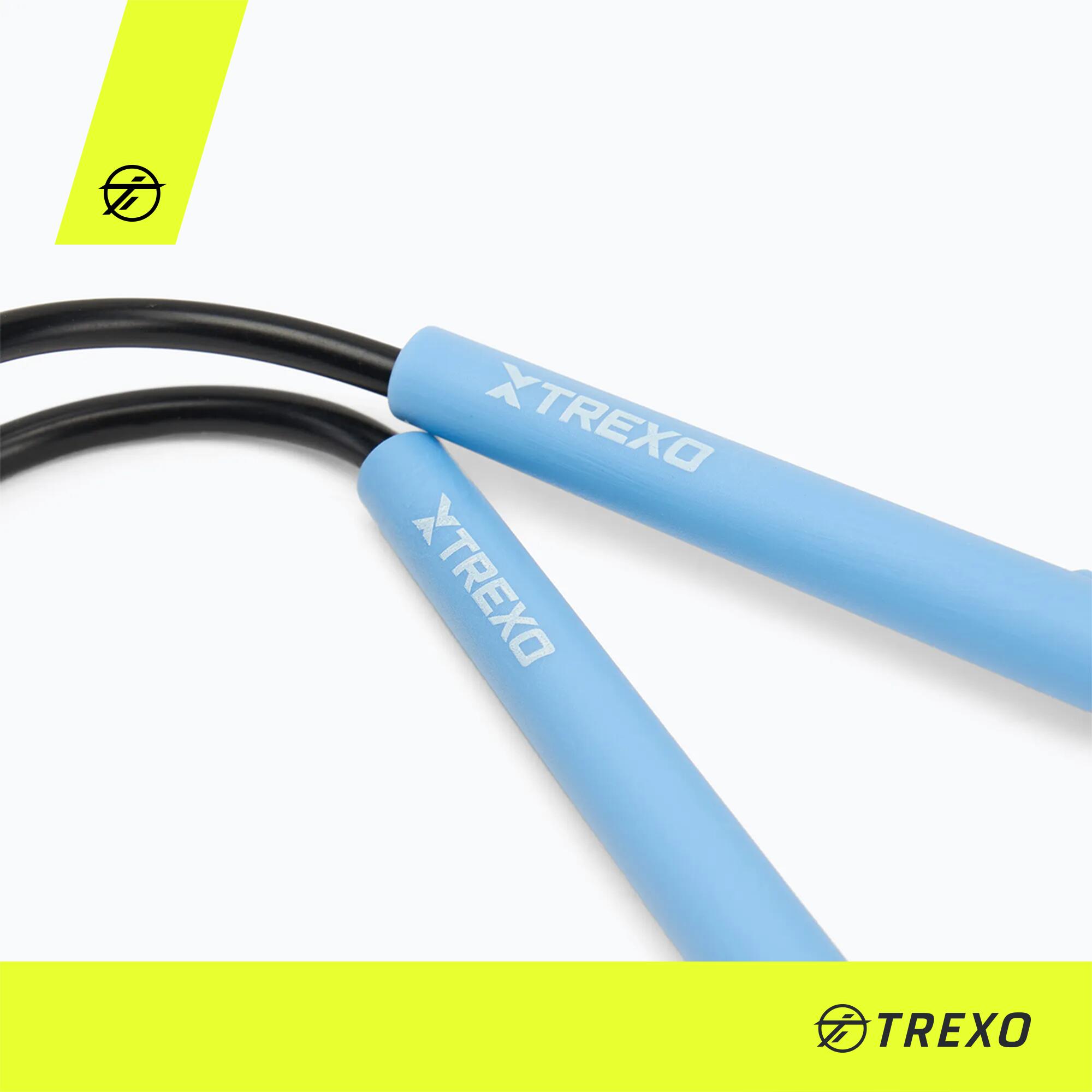 Corda de pular XTREXO básica azul 3/6