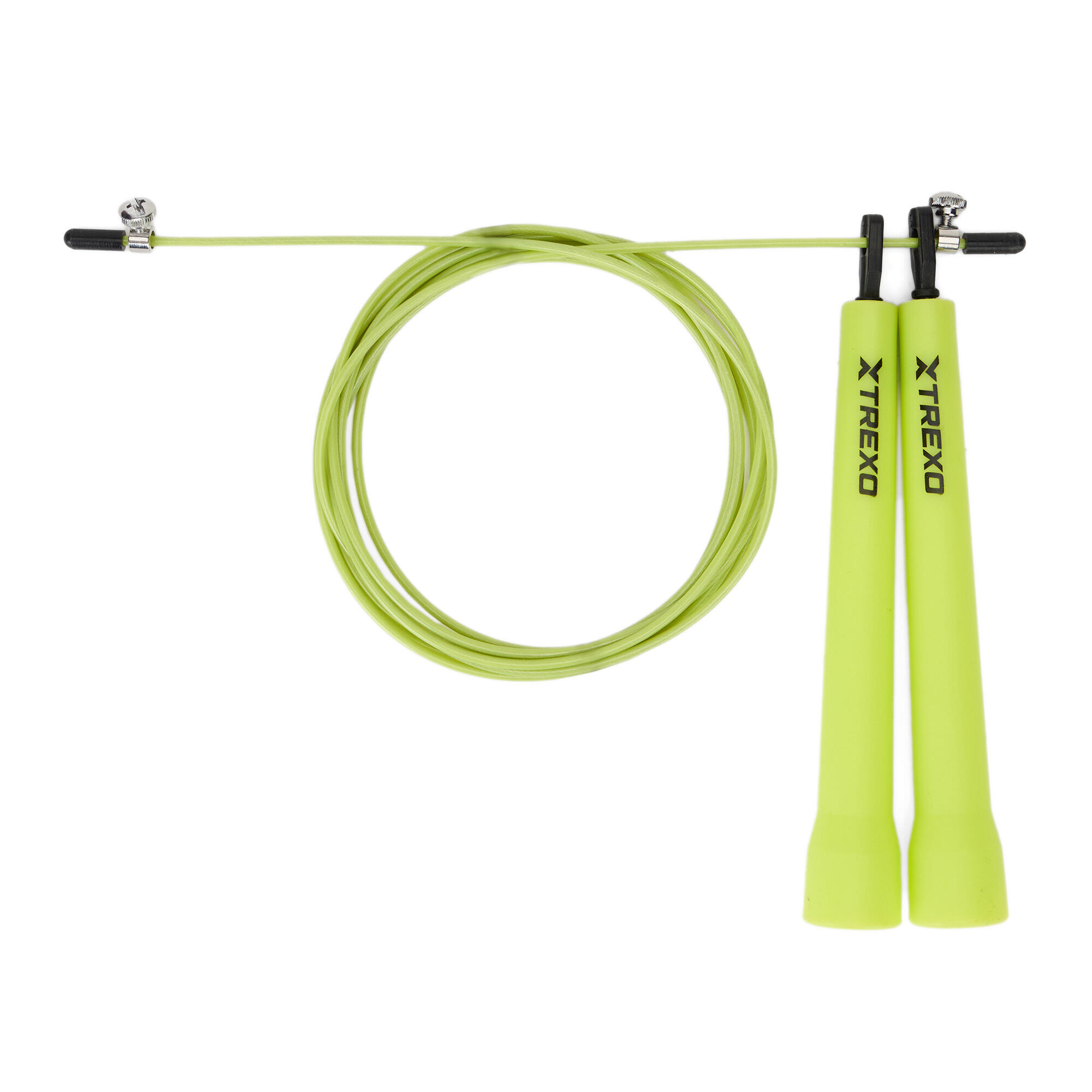 TREXO Basic+ corda per saltare, verde 1/5