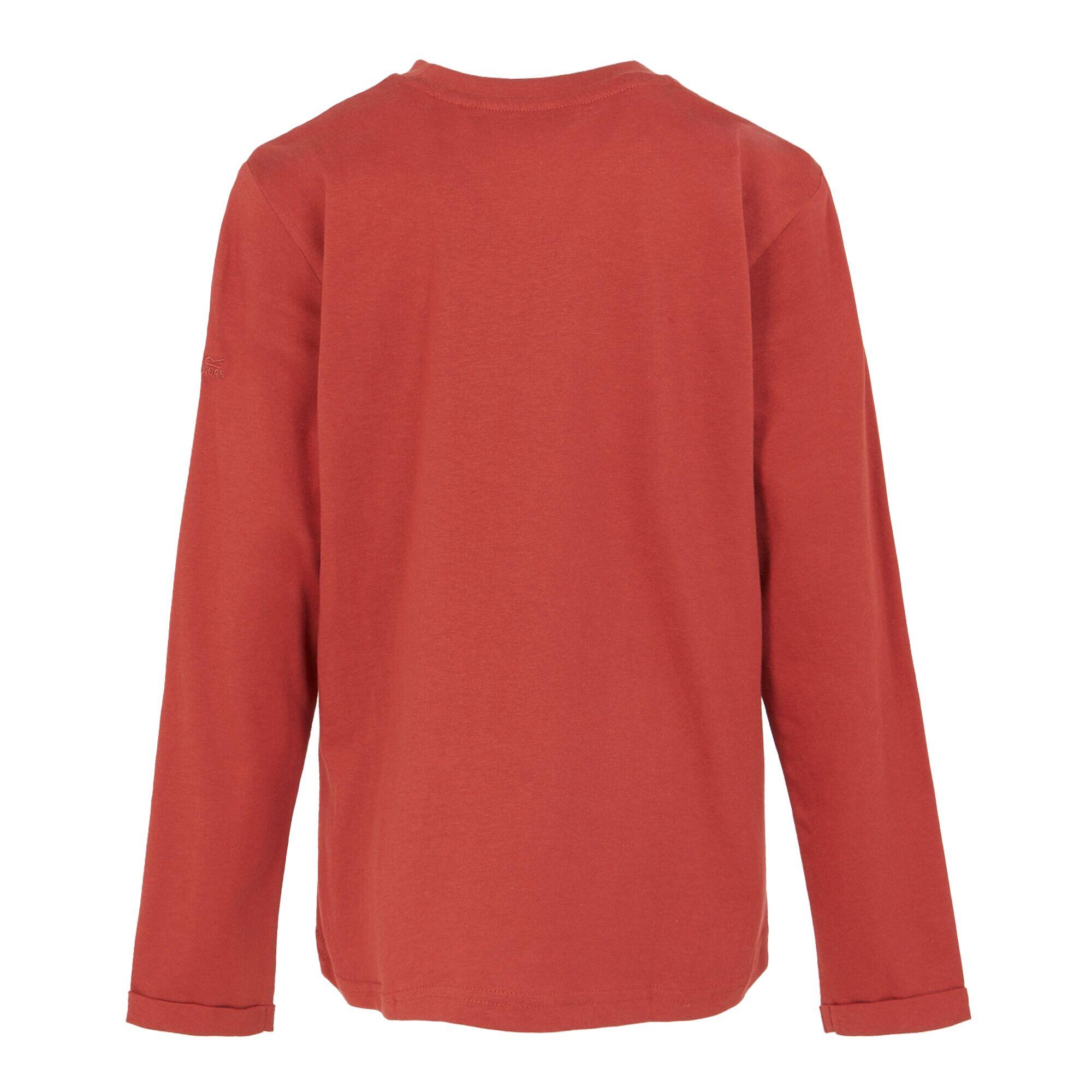 Tshirt Manches Longues Motif/style Photo Divisée WENBIE Enfant (Ocre Rouge) 2/5