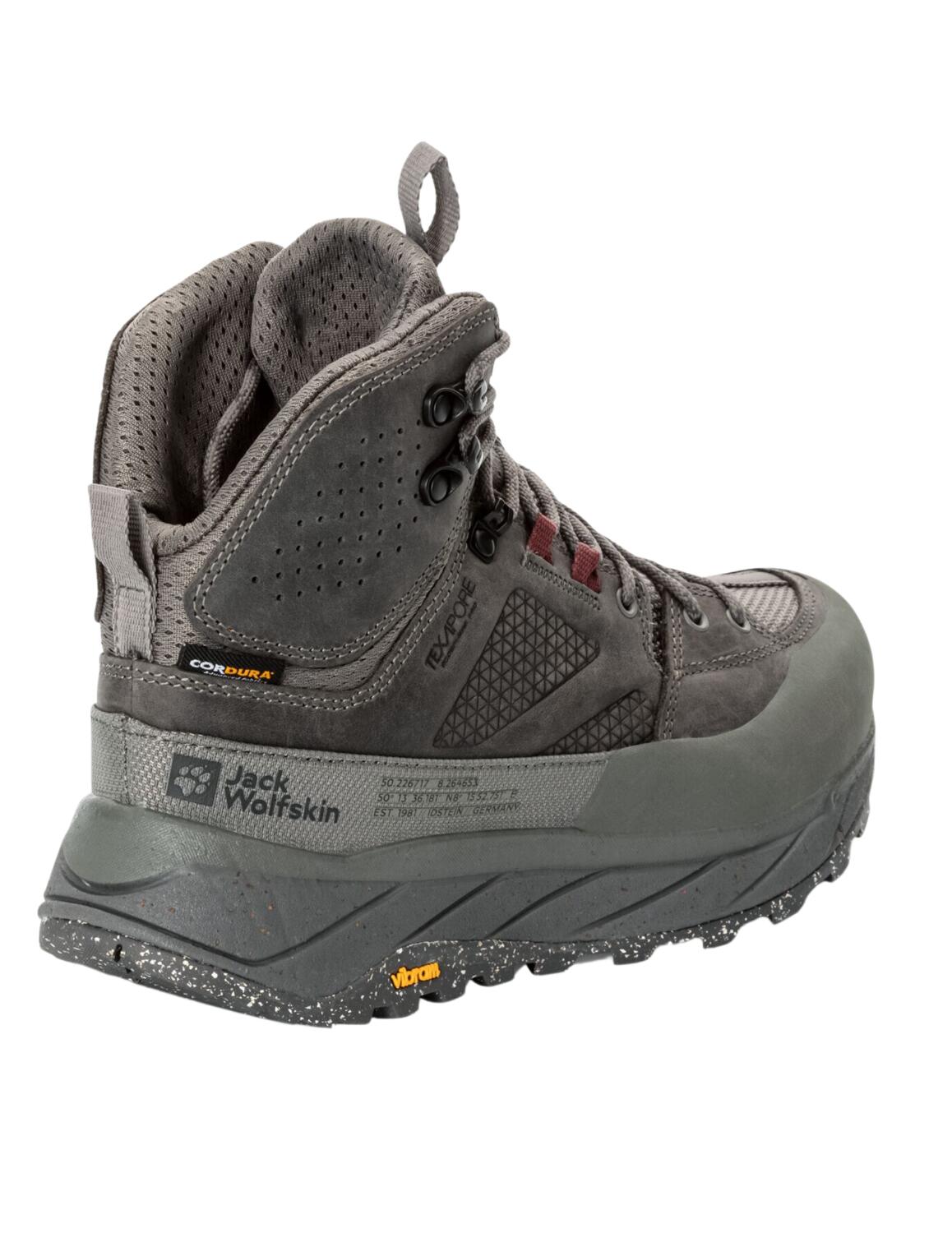 Scarpe da escursionismo Jack Wolfskin Terraquest Texapore Mid pelle nubuck 38 3/6