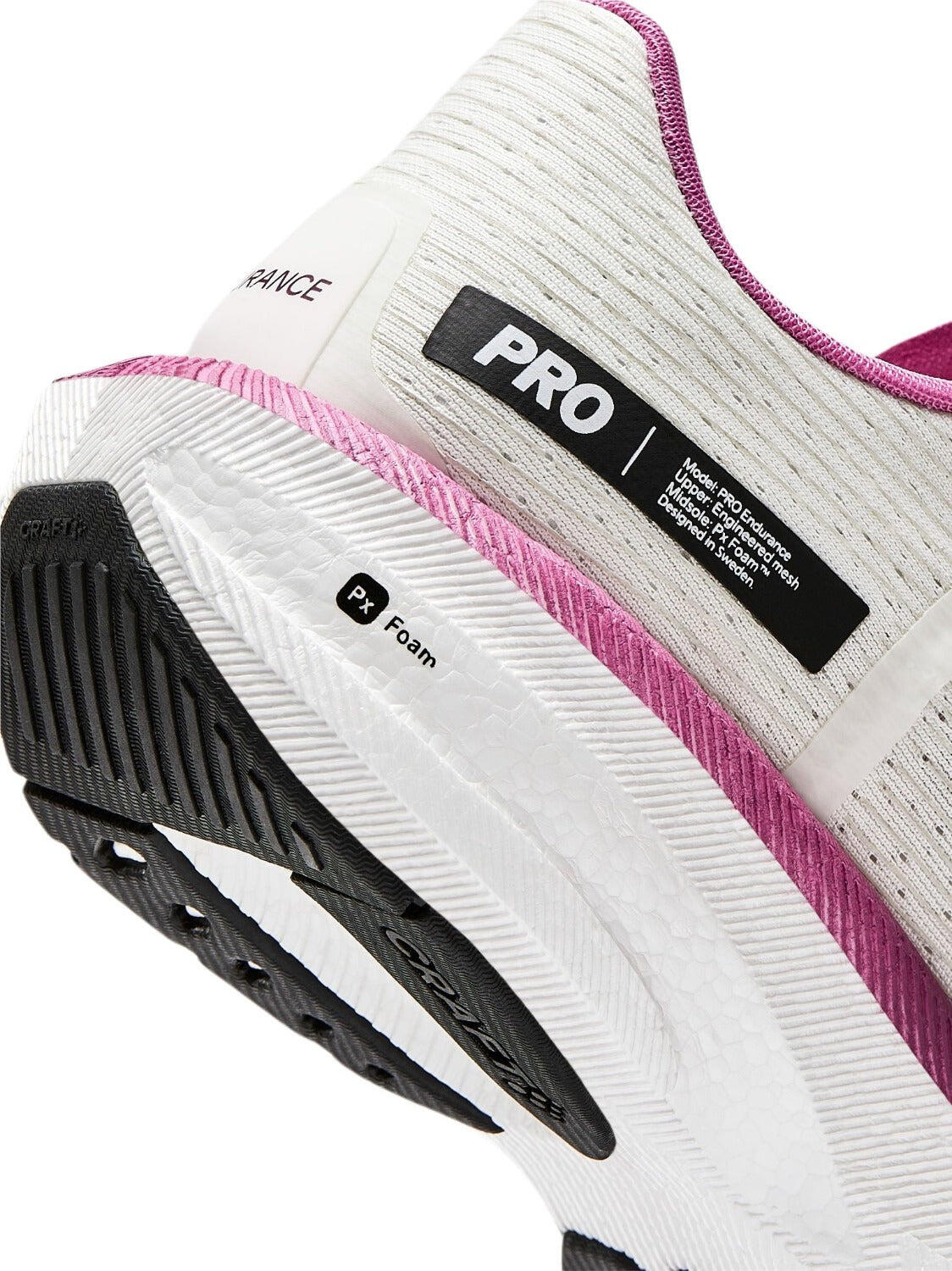 CRAFT Pro Endur Distance Women's Running Shoes - size 38, white 3/4