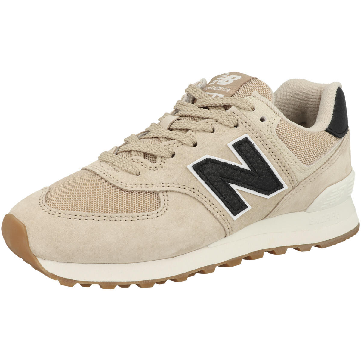 Chaussures Hommes New Balance Patchwork Velour Zip marron 4/6
