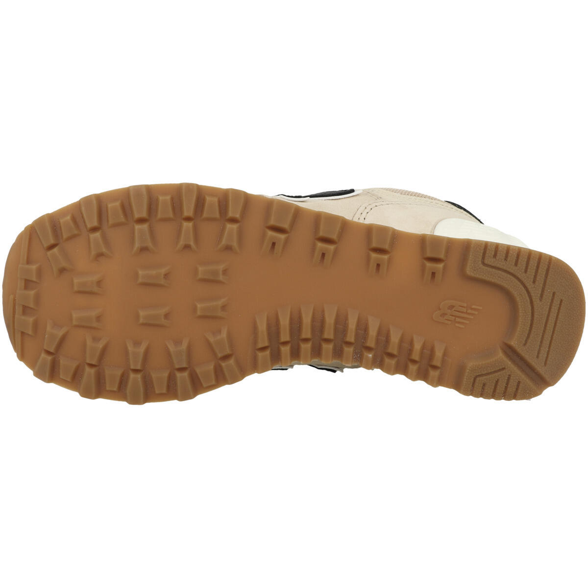 Chaussures Hommes New Balance Patchwork Velour Zip marron 5/6
