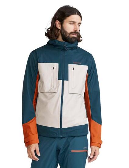 Veste ski nordique CRAFT ADV Backcountry Homme 3Couches blanche XL