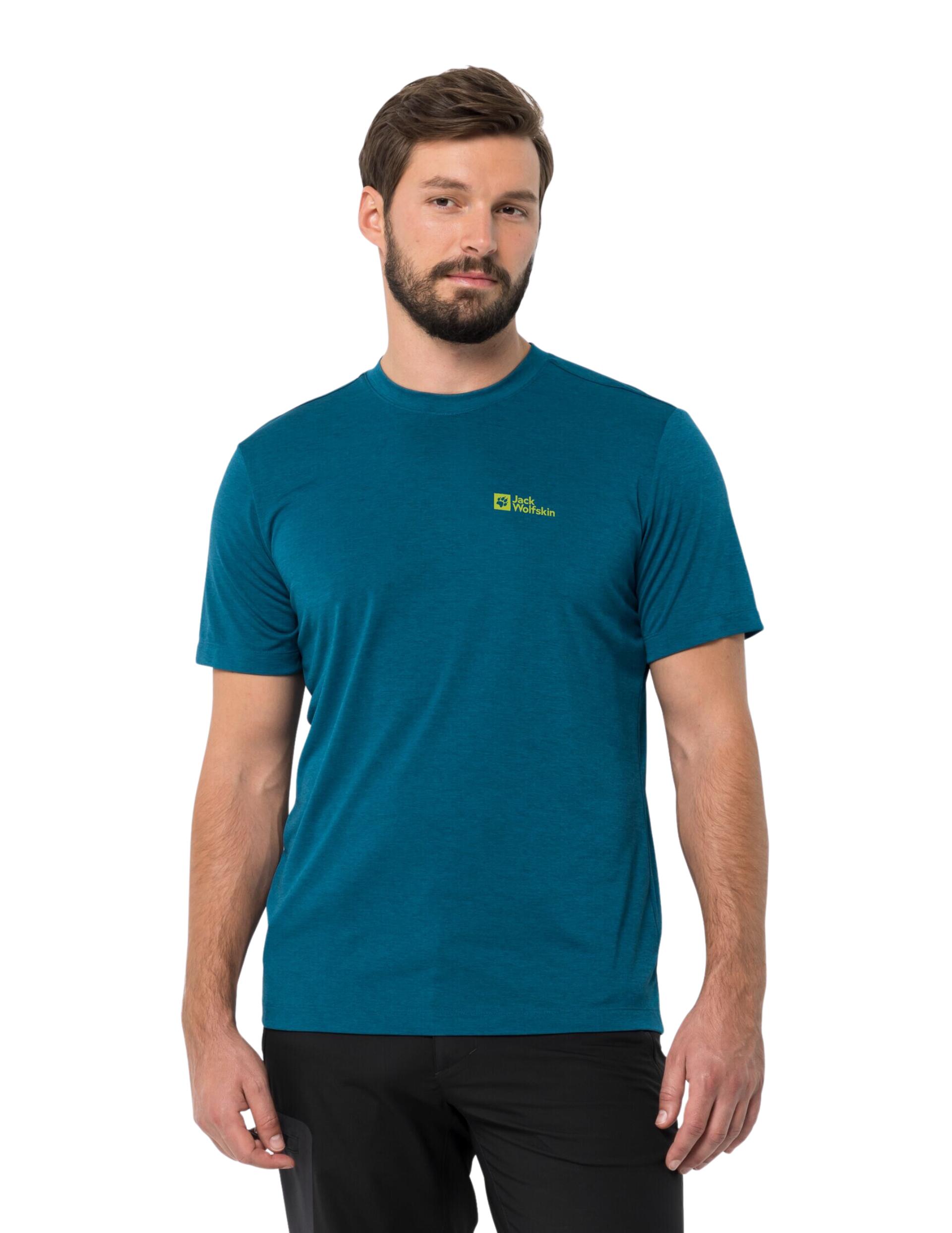 Jack Wolfskin Hiking Herren Kurzarm-Wander-T-Shirt 3/4