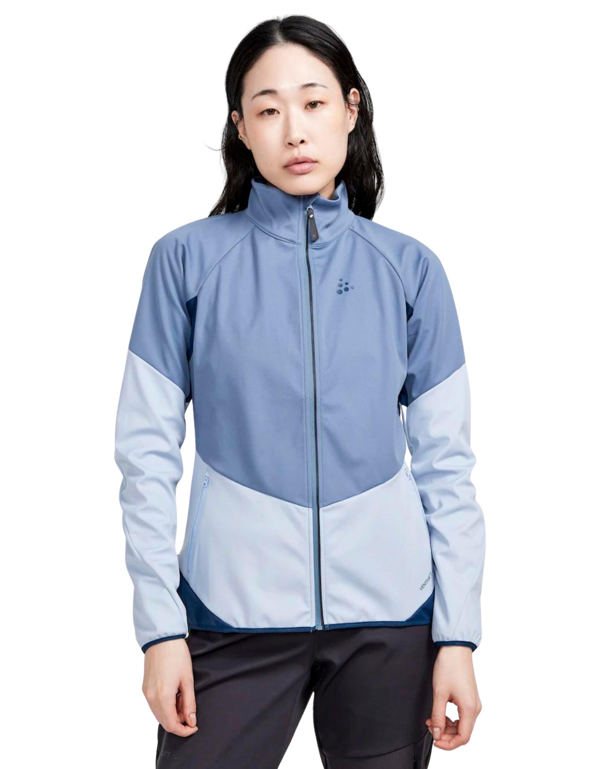 Giacca softshell CRAFT Glide Donna 36 Blu antivento 2/4