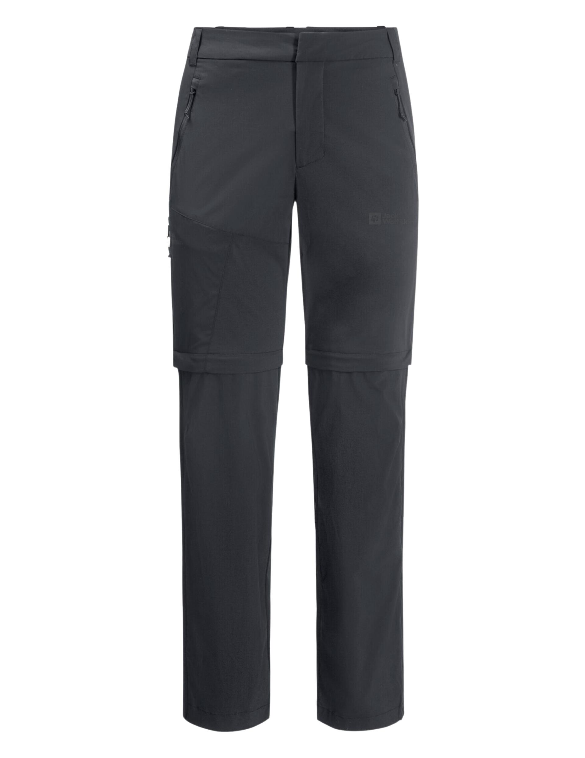 JACK WOLFSKIN Jack Wolfskin Glastal Zip Away Men's Hiking Trousers Black 2-in-1