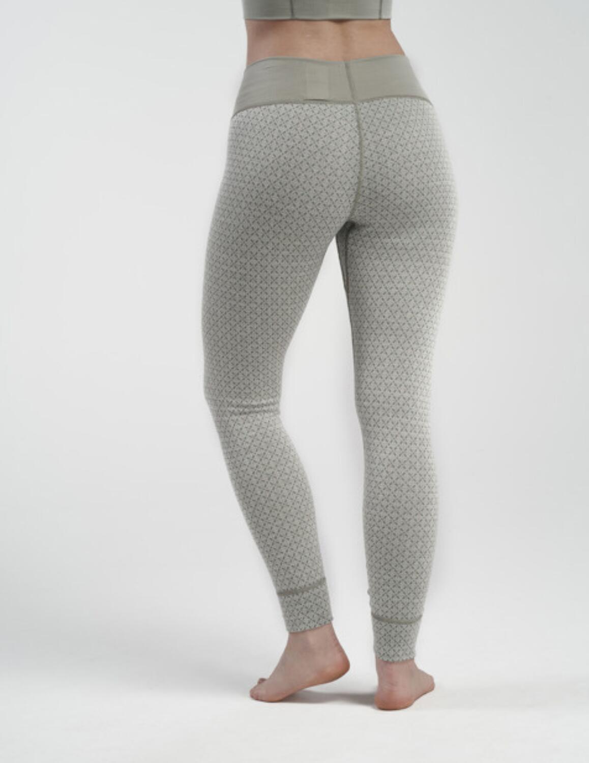 Sous-pantalon Devold Kvitegga Merino 230 Femme réversible Grün 36/XS 3/4