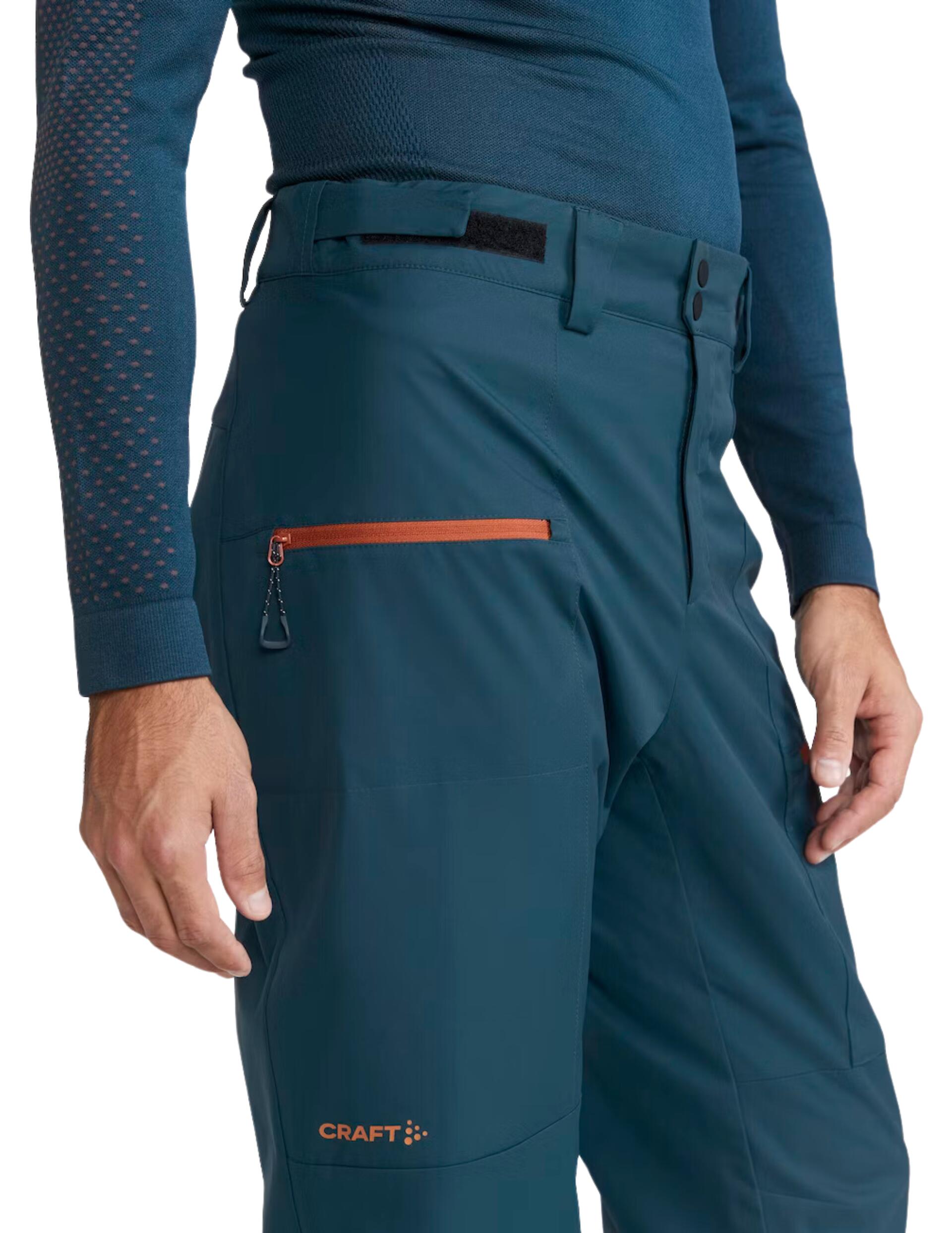 CRAFT ADV Backcountry Men's Waterproof Windproof Cross-Country Ski Trousers S. 2/4