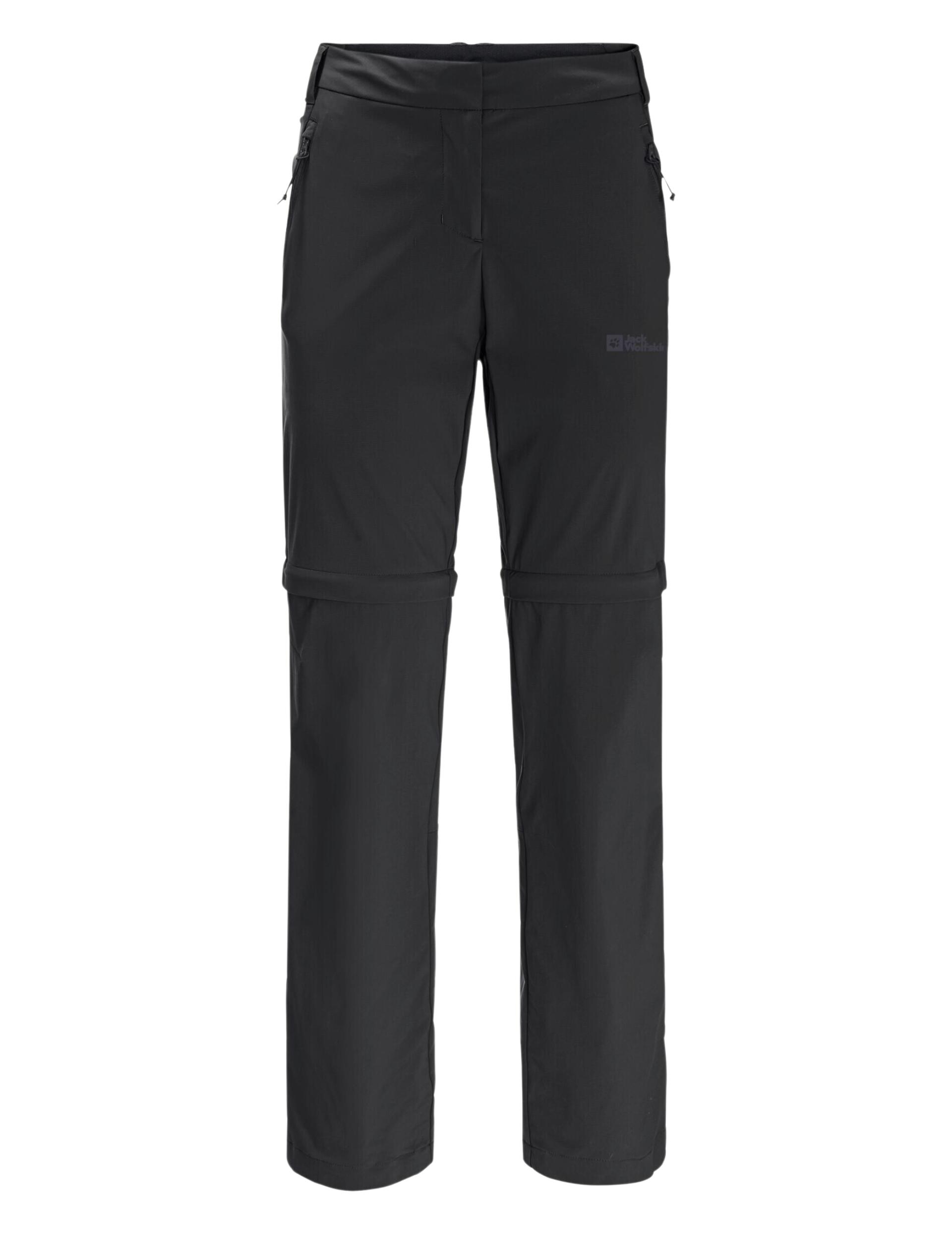 JACK WOLFSKIN Pantaloni da trekking Jack Wolfskin Glastal Zip-Off Donna nero 46