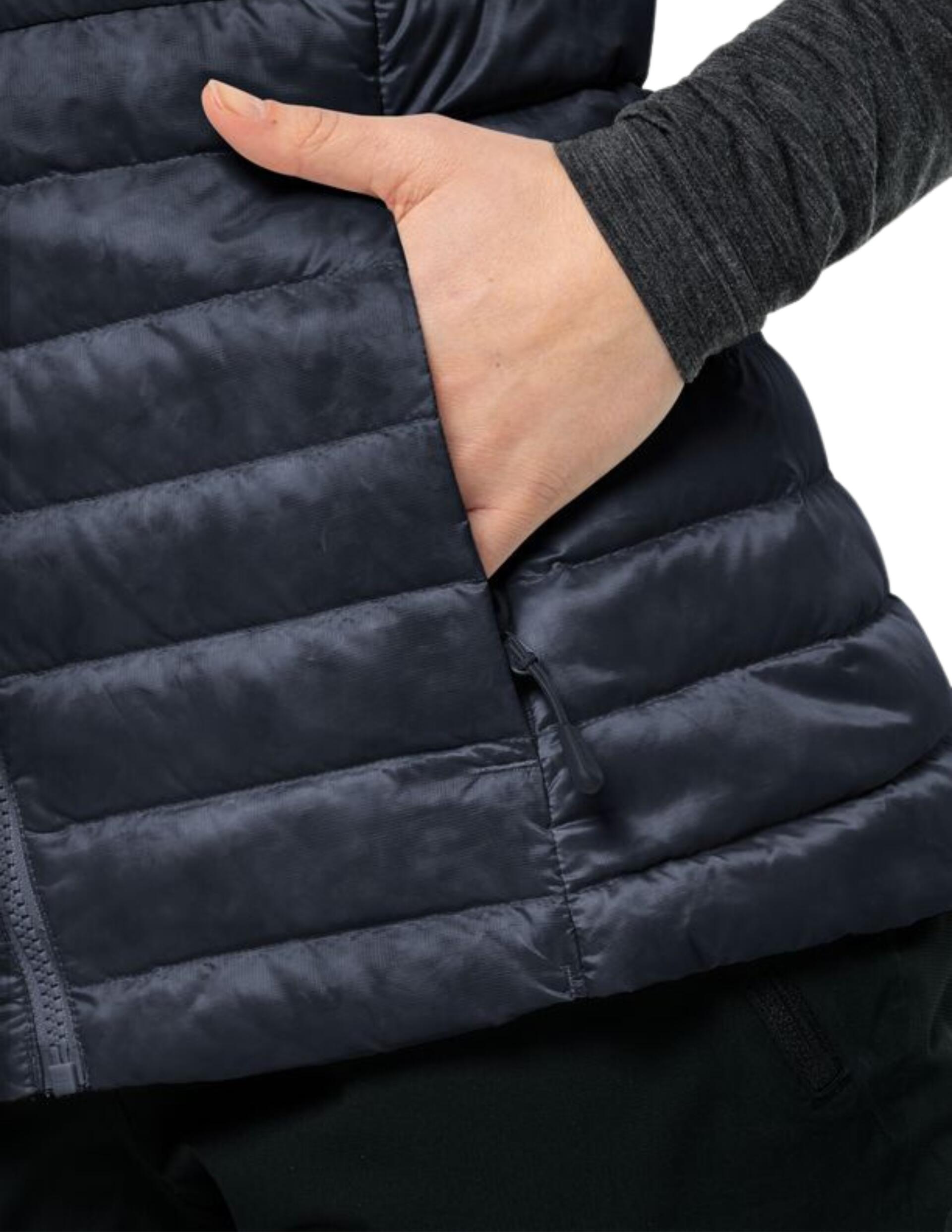 Pilvi Down Jack Wolfskin Damen ärmellose Daunenjacke 3/4