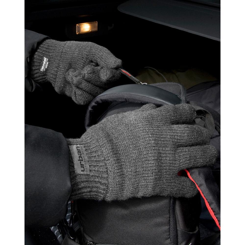 Gants Thermiques Doublés Thinsulate (40g 3M) Adulte Unisexe (Gris Foncé) 3/4