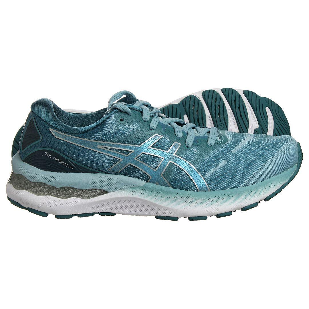Asics Gel-Nimbus 23 Womens Blue Running Shoes 4/5