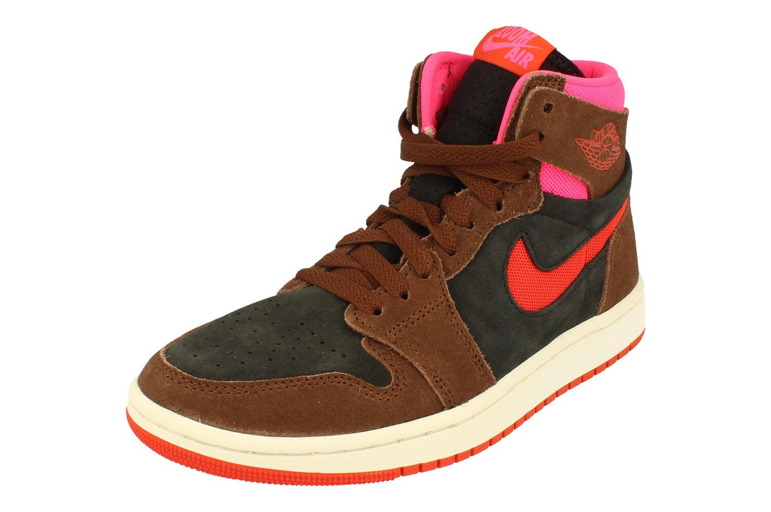 Nike Womens Air Jordan 1 Zm Air Cmft 2 Brown Trainers 1/5