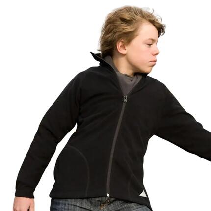 Veste Molletonnée Core Childrens/Kids Micron Fleece Jacket (Noir)
