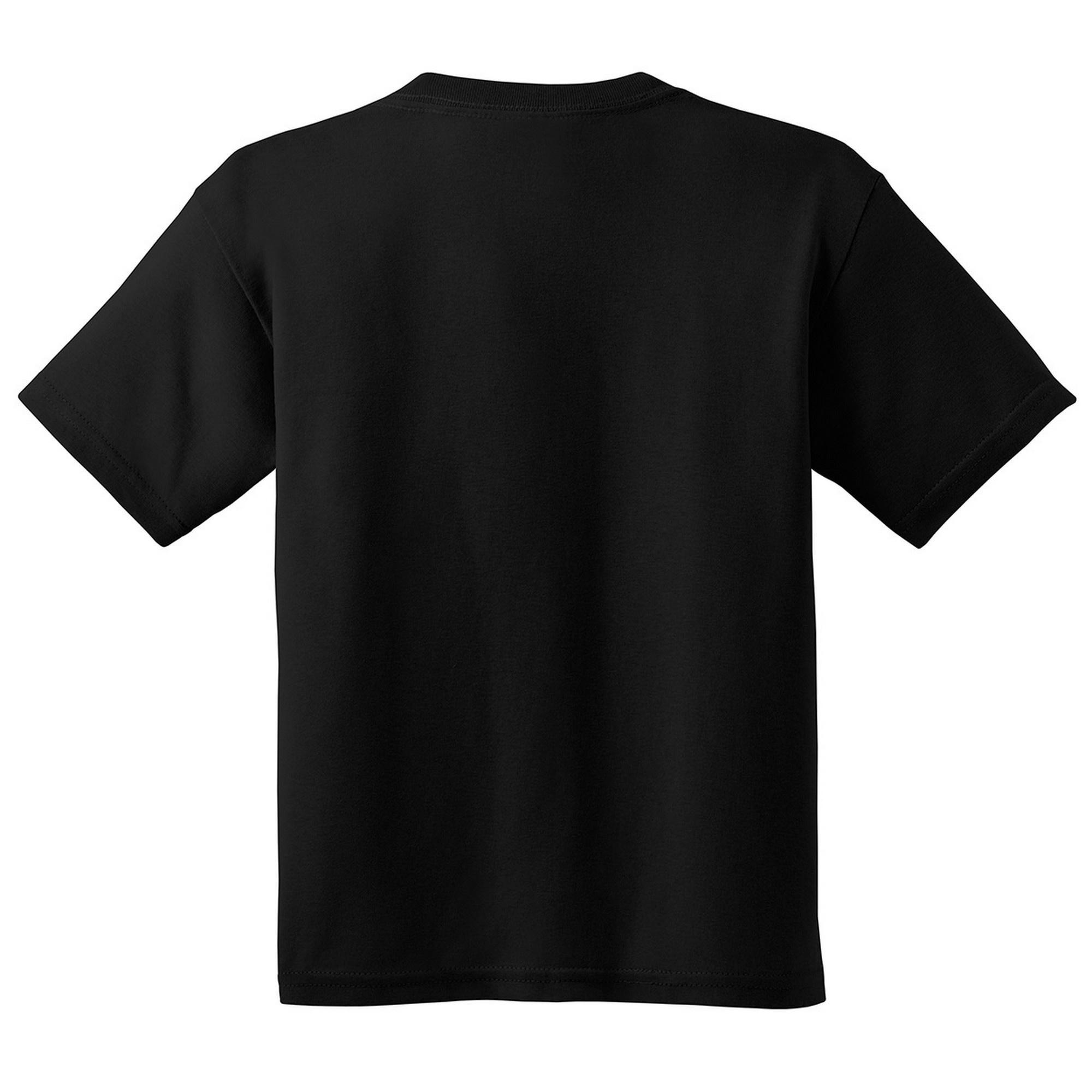 Camiseta básica de manga corta Unisex con algodón grueso Niños Niñas 2/2