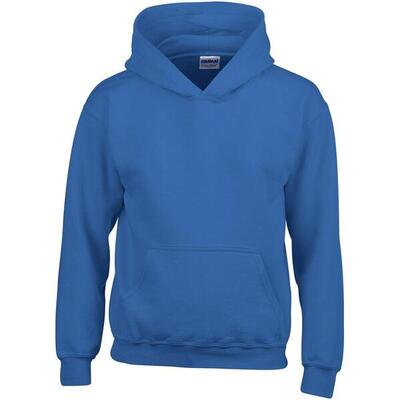 Felpa Con Cappuccio Unisex/Bambini Gildan Blu Reale
