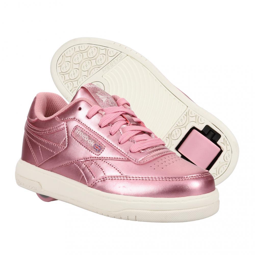 HEELYS Heelys X Reebok Club C PU Rose Gold/Cream Kids Heely Shoe