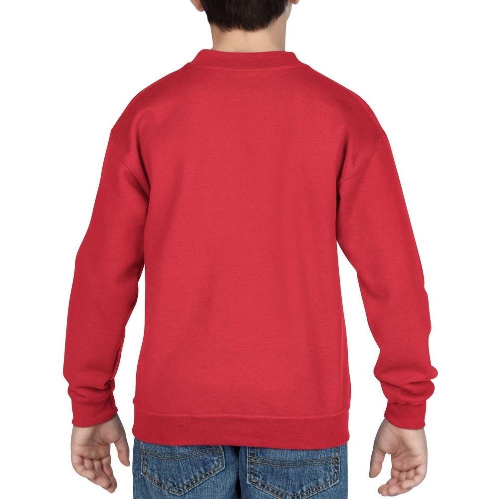 Casaco Suéter Criança Unisex Gola Redonda Encorpado (Vermelho) 3/4