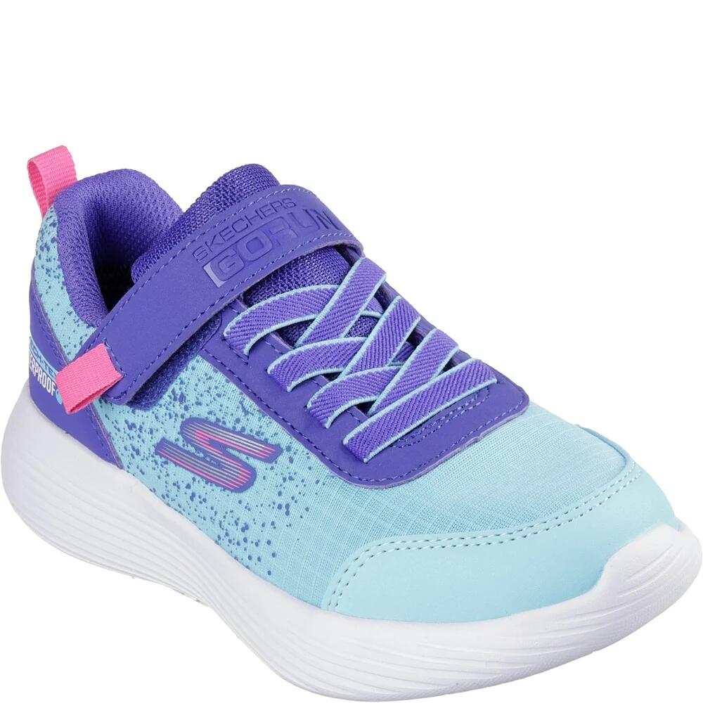 Childrens Kids Go Run 400 V2 Trainers Purple Turquoise
