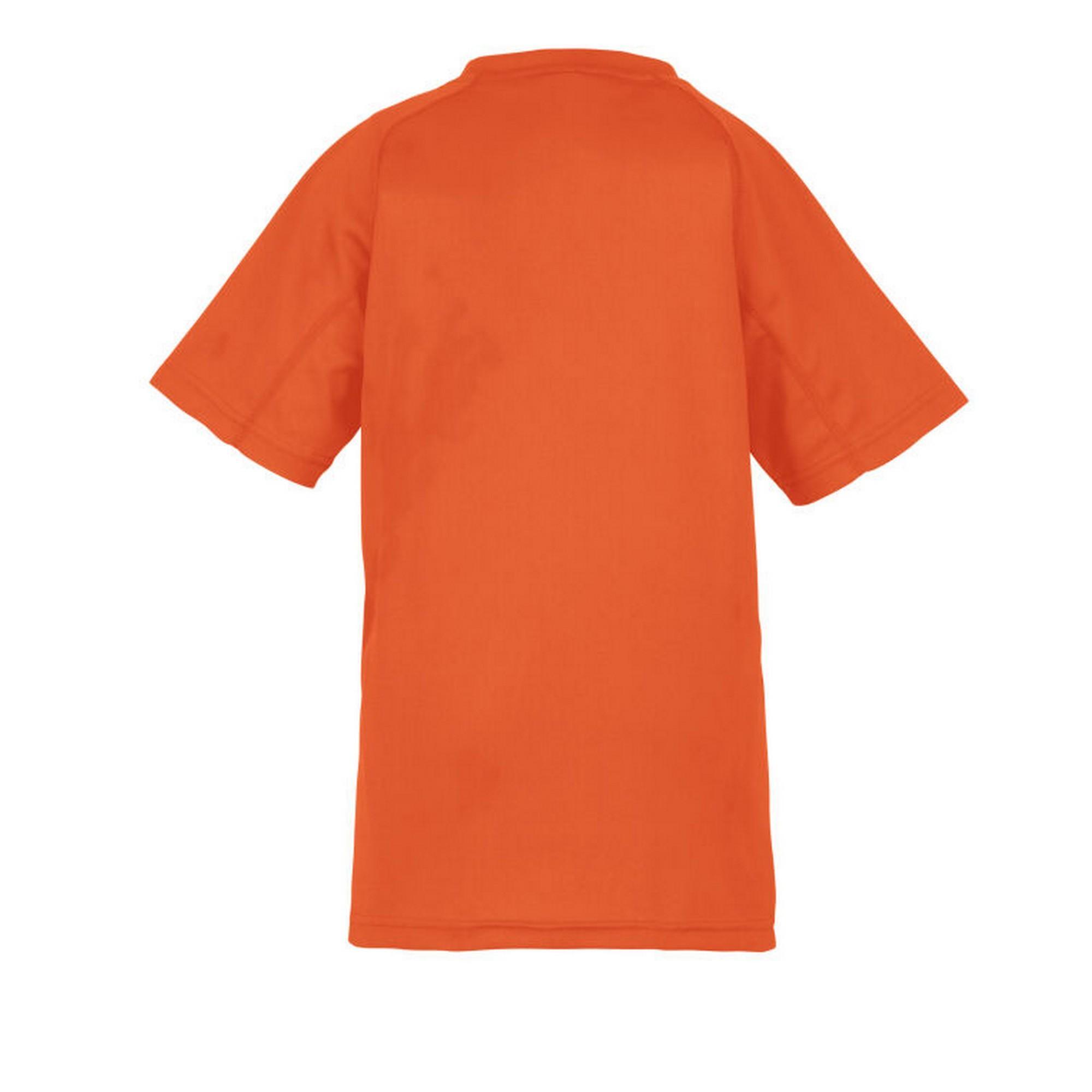 Impacto Crianças/ Crianças Desempenho Júnior T-shirt Aircool (Laranja 2/2