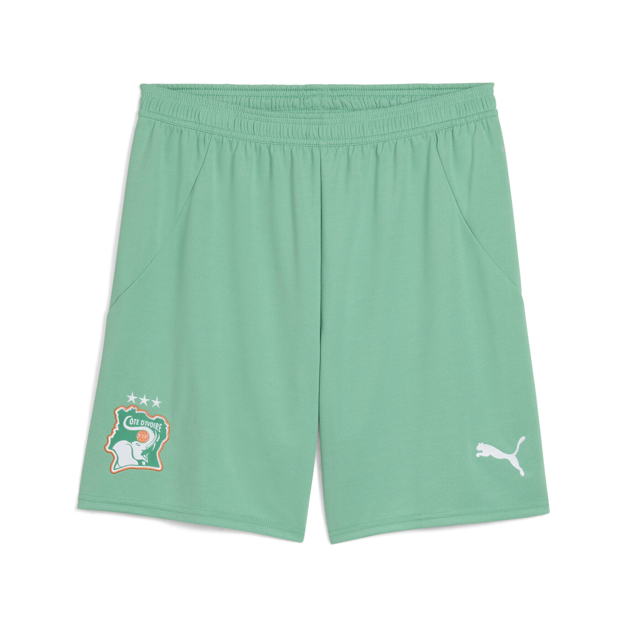 Puma - Short Côte D'Ivoire 2025 Homme Puma - Short - Blanc|vert - 42 M/l - Decathlon