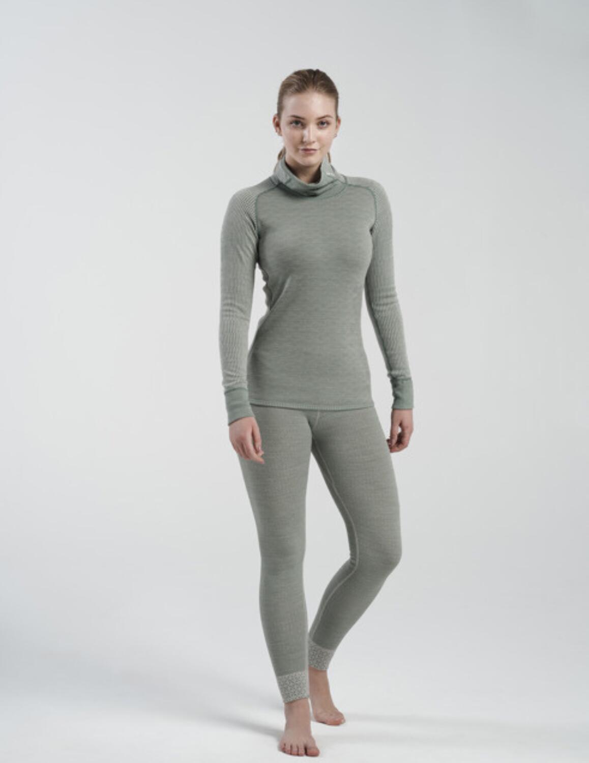 Sous-pantalon Devold Kvitegga Merino 230 Femme réversible Grün 36/XS 4/4